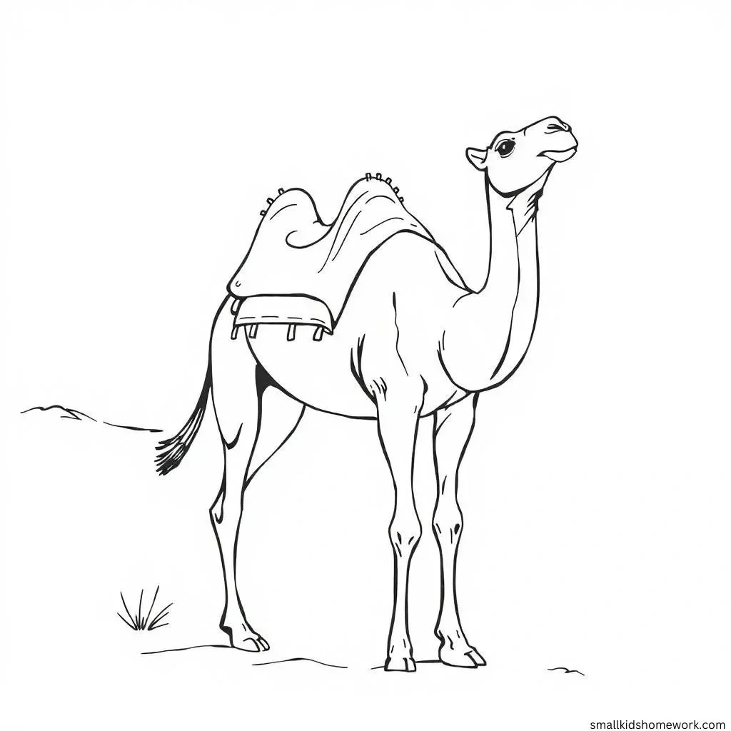 camel-outline-picture