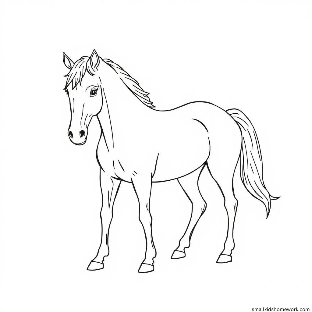 horse-outline-picture