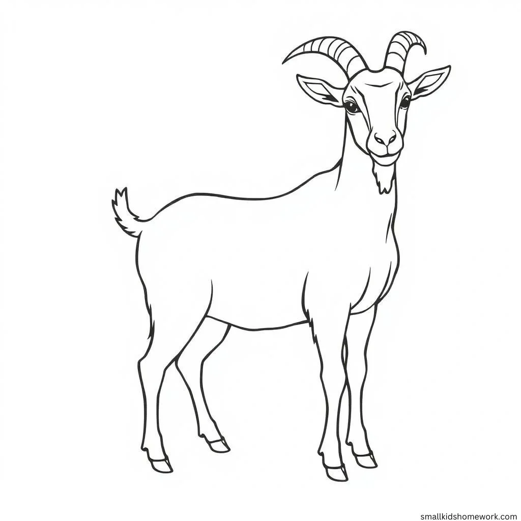 goat-outline-picture