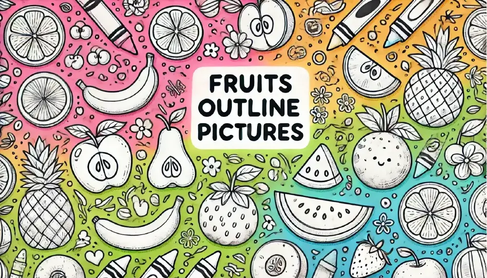 fruits-outline-pictures