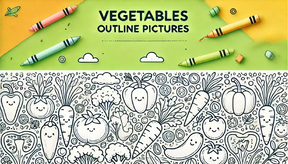 vegetables-outline-pictures