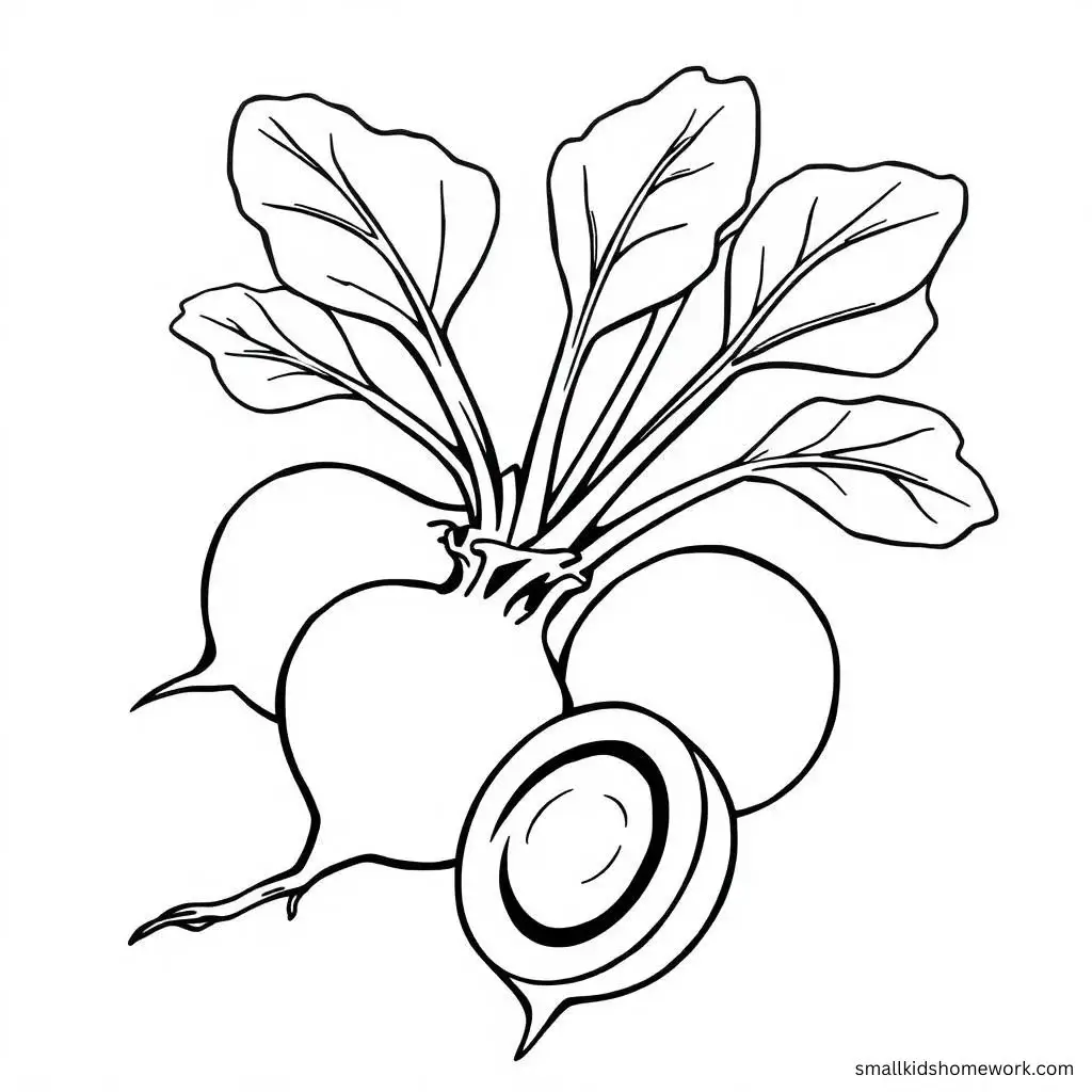 beetroot-outline-picture