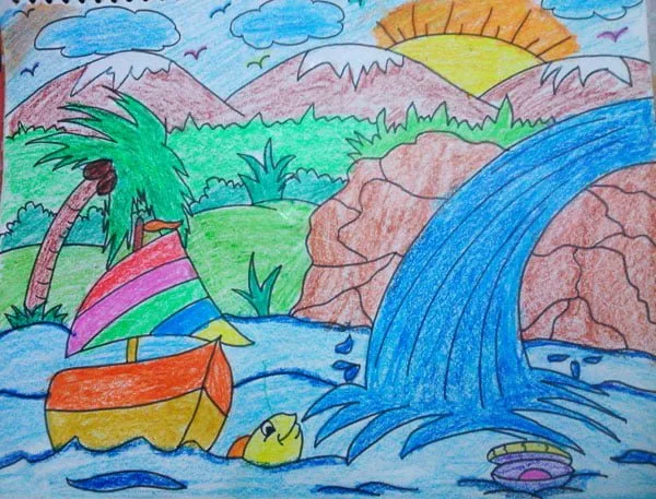 himani-crayon-drawings